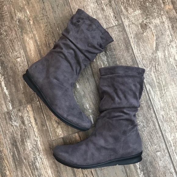 Bussola Coimbra Charcoal Microtec scrunch boot EU size 41 - Picture 2 of 9